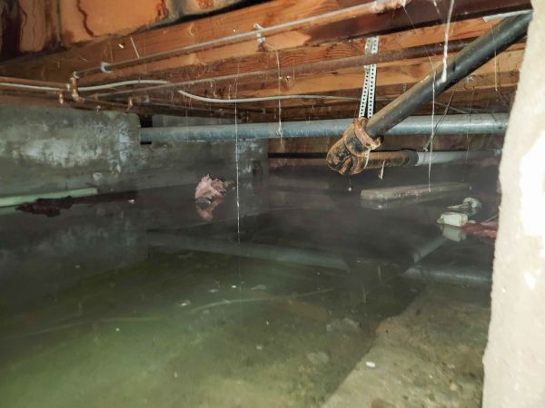 Crawl Space Drying in Franklin