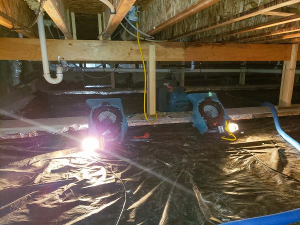 Crawlspace Water Removal in Franklin